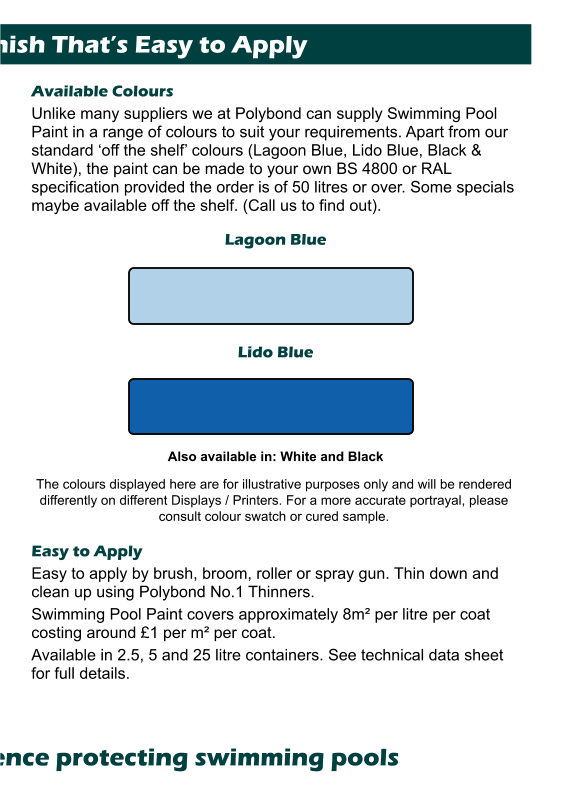 The colours displayed here are for illustrative purposes only and will be rendered differently on different Displays / Printers. For a more accurate portrayal, please consult colour swatch or cured sample.