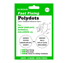 Medium (14mm) Adhesive Dots Pack of 10 Sheets