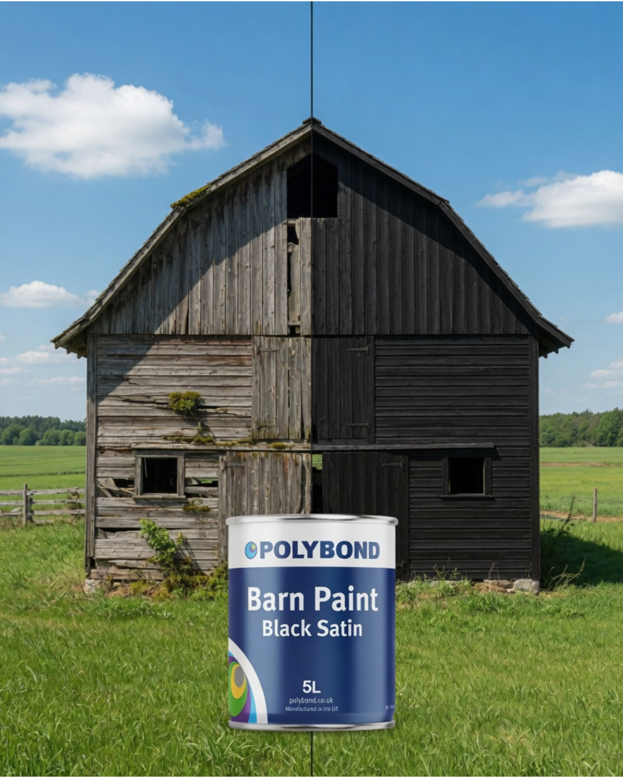 Polybond Barn & Farm Paint – Tough Weatherproof Protection for Wood & Metal - Image 3