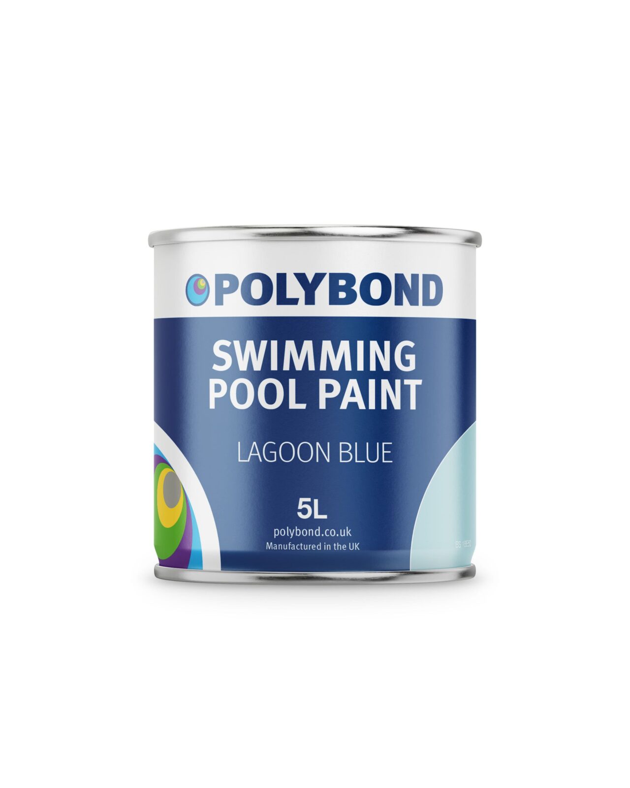 Polybond Swimming Pool Paint - Chlorinated Rubber Pool Coating, Durable Fast Drying Paint for Rendered Pools, Tough & Chemical Resistant