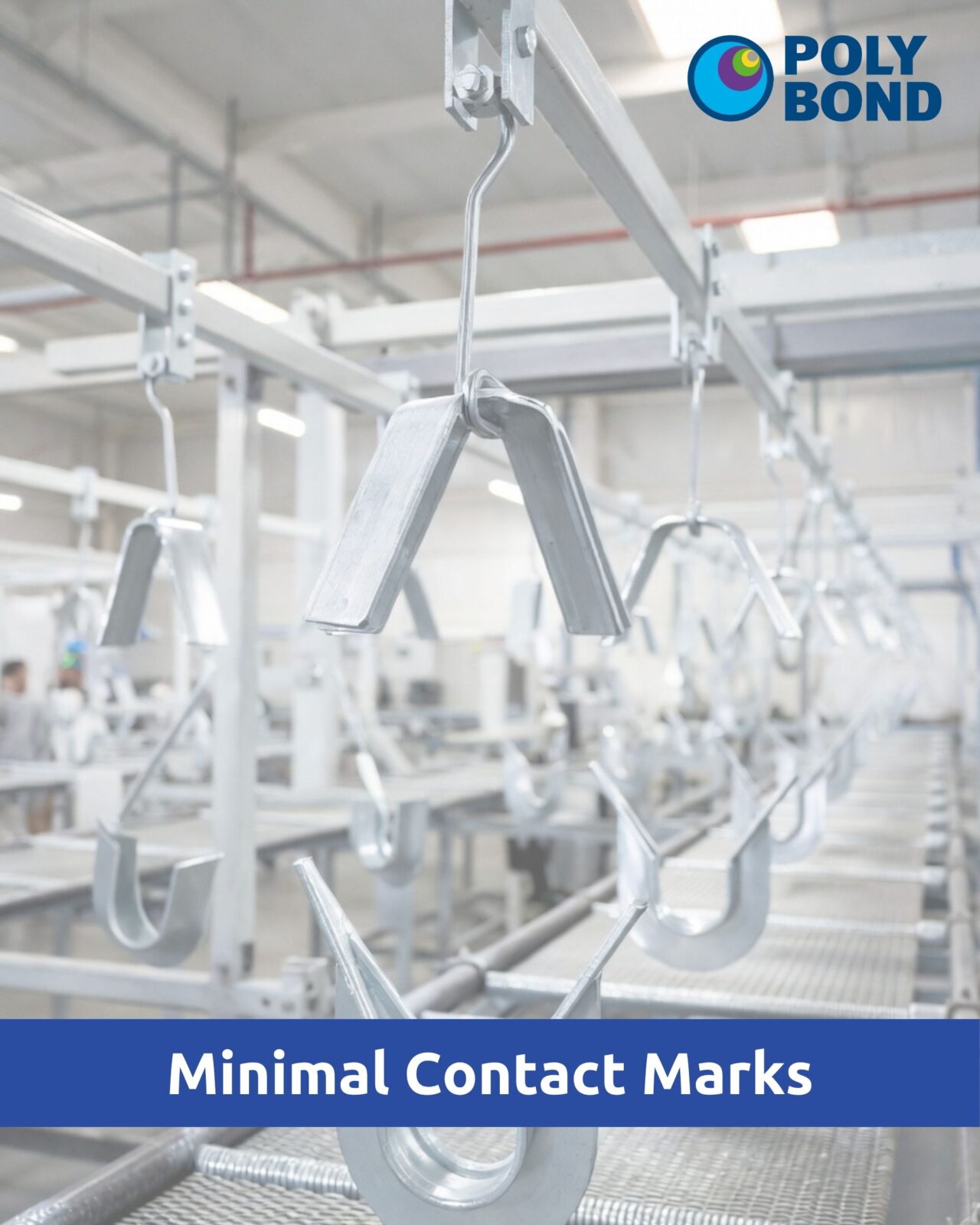 Polybond Heavy-Duty Paint Hooks – Professional Hanging Hooks for Spray, Dip & Stoving - Image 2