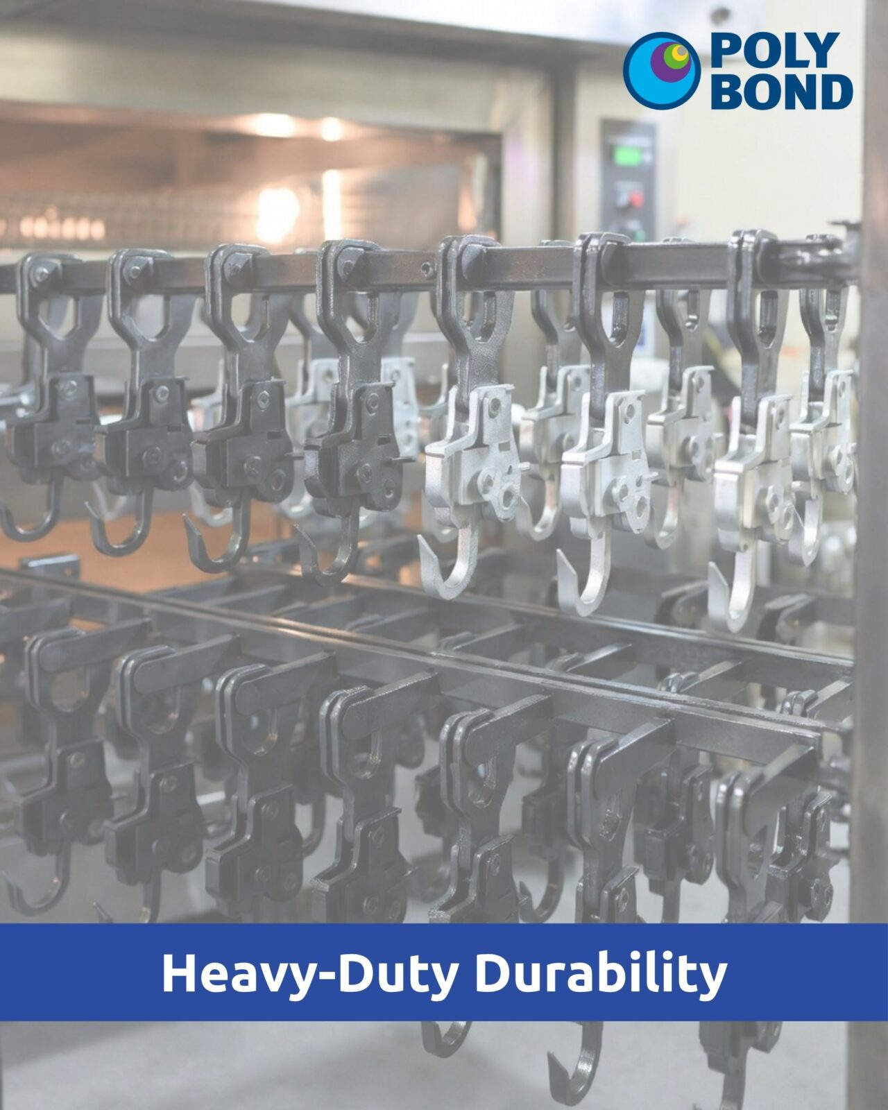 Polybond Heavy-Duty Paint Hooks – Professional Hanging Hooks for Spray, Dip & Stoving - Image 3