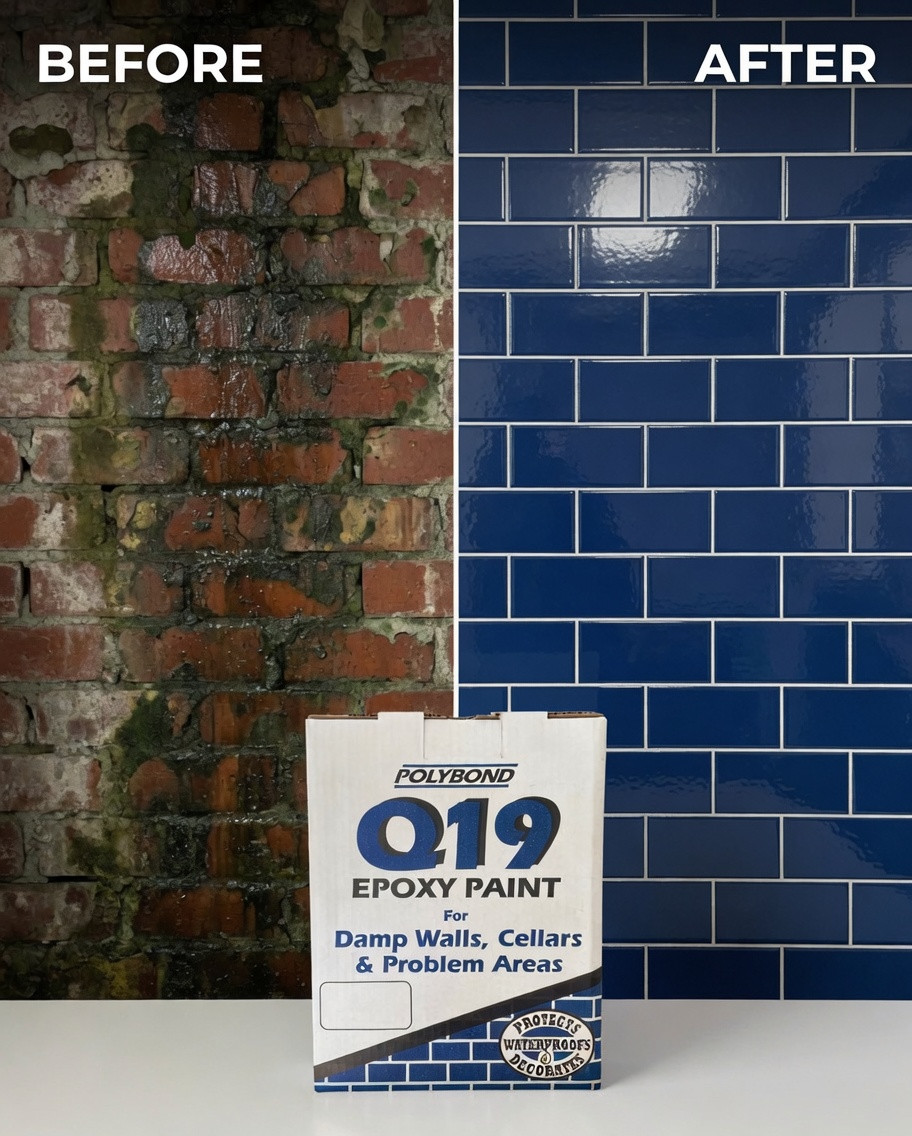 Q19 Epoxy Waterproof Coating for Damp Walls, Basements & Hygienic Areas - Image 2