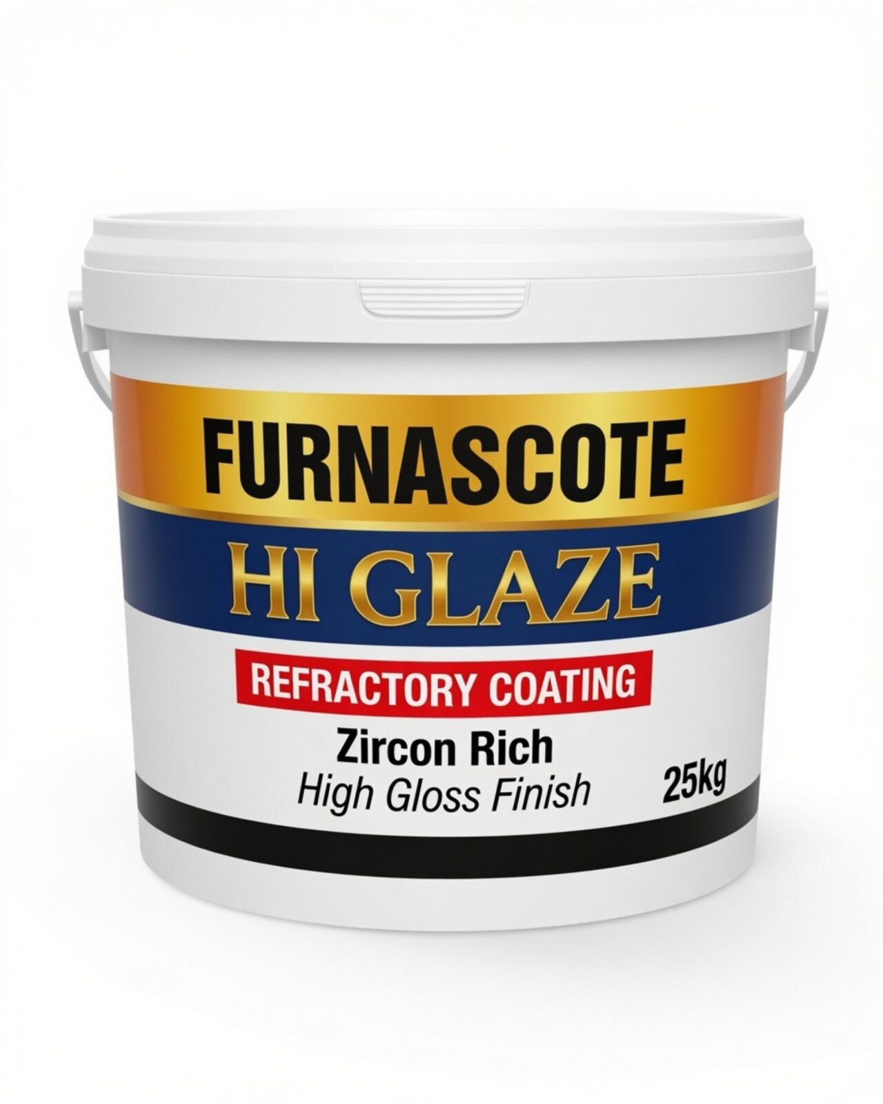 Furnascote Hi Glaze Zircon Rich Refractory Coating 25kg – High Temperature & Smooth Finish